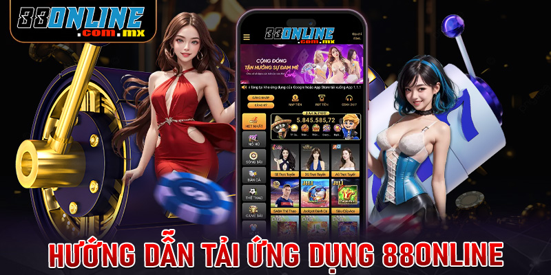 Hướng dẫn hội viên thực hiện tải ứng dụng game trực tuyến 88online trên điện thoại di động